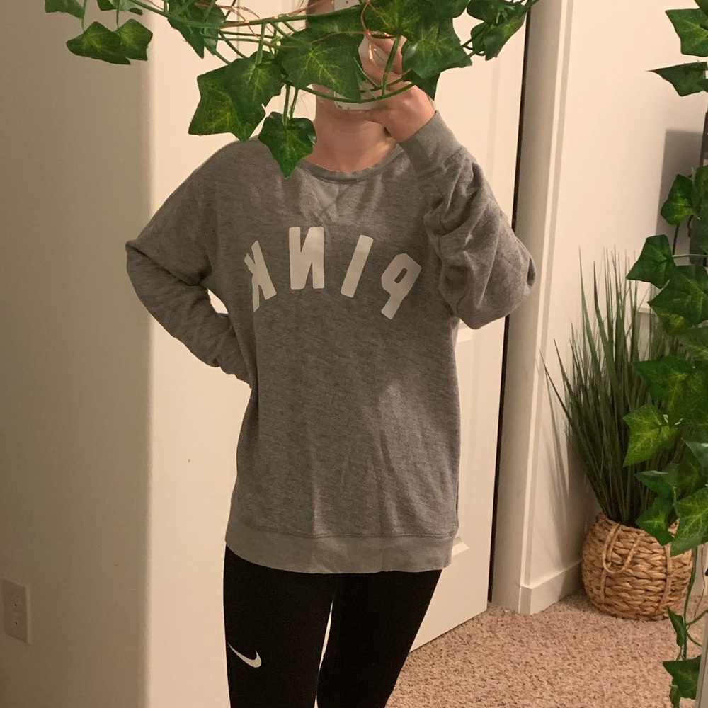 Oversized pink sweater